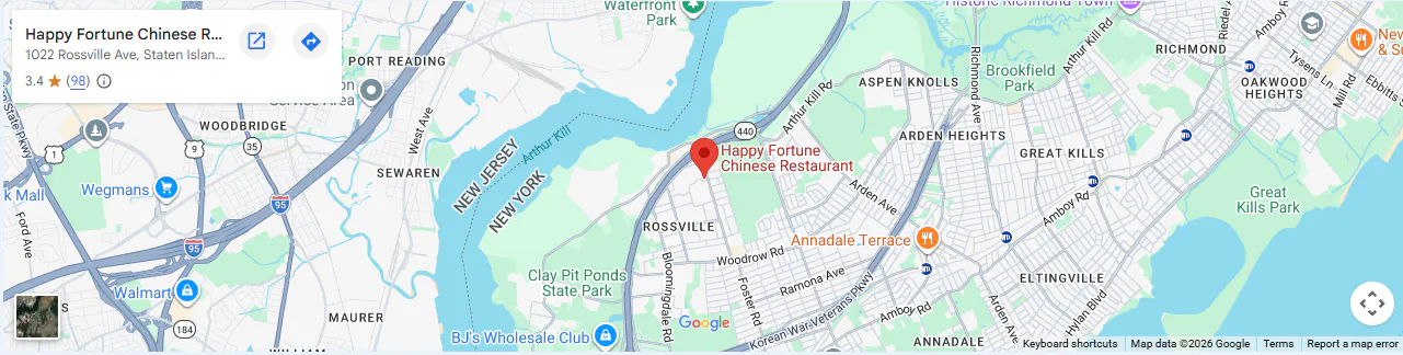 Location 1022 Rossville Ave, Staten Island, NY 10309